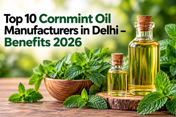 Top 10 Cornmint Oil Manufacturers in Delhi – Benefits 2026